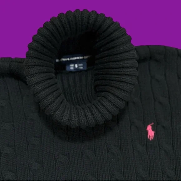 90s Ralph Lauren Turtleneck Sweater - Picture 3 of 4